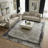 Covor Milano Kenar, Crem/Gri, Living, Dormitor, Modern