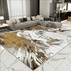 Covor OMV, Crem/Gold, Living, Dormitor, Modern - A110A