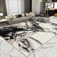 Covor Elisa, Bej/Antracit, Living, Dormitor, Modern - A112A