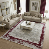 Covor Milano Kenar, Crem/Bordo, Living, Dormitor, Modern