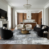 Covor Milano Galaxy, Crem/Gri, Living, Dormitor, Modern