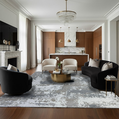 Covor Milano Galaxy, Crem/Gri, Living, Dormitor, Modern