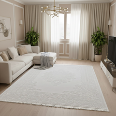 Covor Porto, Crem/Crem Antracit, Living, Dormitor, Modern -A786A