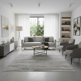 Covor Monaco, Gri, Living, Dormitor, Modern - LZ204