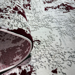 Covor Milano Picaso, Crem/Bordo, Living, Dormitor, Modern