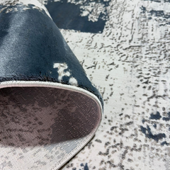 Covor Milano Picaso, Crem/Albastru, Living, Dormitor, Modern