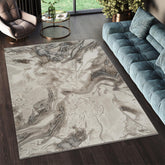 Covor Anemon, Silver Crem , Living, Dormitor, Modern -F248A