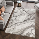 Covor MYKONOS,WHITE V.GREY,Living, Dormitor, Modern -T159A