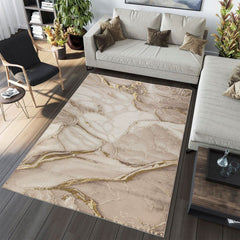 Covor RODOS,BEIGE V.GOLD,Living, Dormitor, Modern -T156A