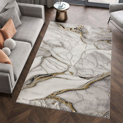 Covor RODOS,L.GREY V.GOLD,Living, Dormitor, Modern -T156B