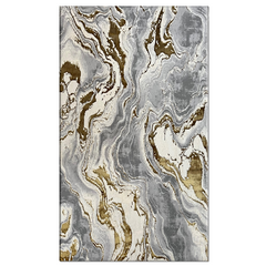 Covor Buse Galaxy, Galben Gold, Living, Dormitor, Modern