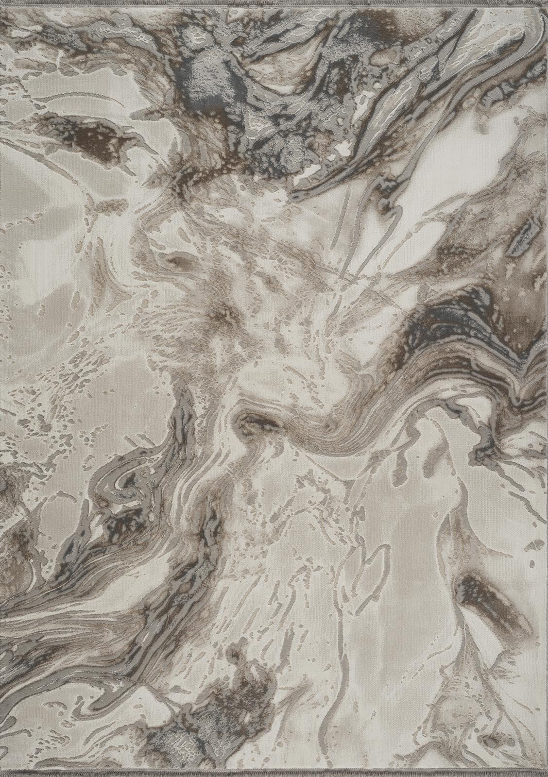Covor Anemon, Silver Crem , Living, Dormitor, Modern -F248A