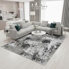 Covor Milano Galaxy, Crem/Gri, Living, Dormitor, Modern