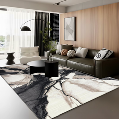 Covor Nisa, Antracit/Bej, Living, Dormitor, Modern - A111A