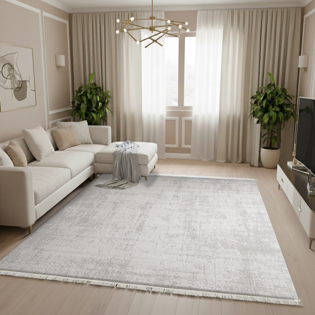 Covor Porto, Crem/Bej , Living, Dormitor, Modern -6135B