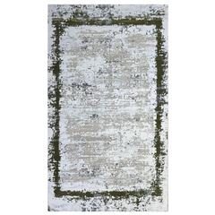 Covor Milano Kenar, Crem/Verde, Living, Dormitor, Modern