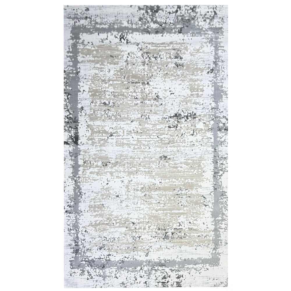 Covor Milano Kenar, Crem/Gri Antracit, Living, Dormitor, Modern