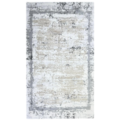 Covor Milano Kenar, Crem/Gri Antracit, Living, Dormitor, Modern