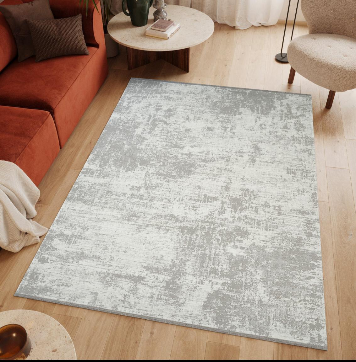 Covor Anemon,Cream L.Grey , Living, Dormitor, Modern -F179A