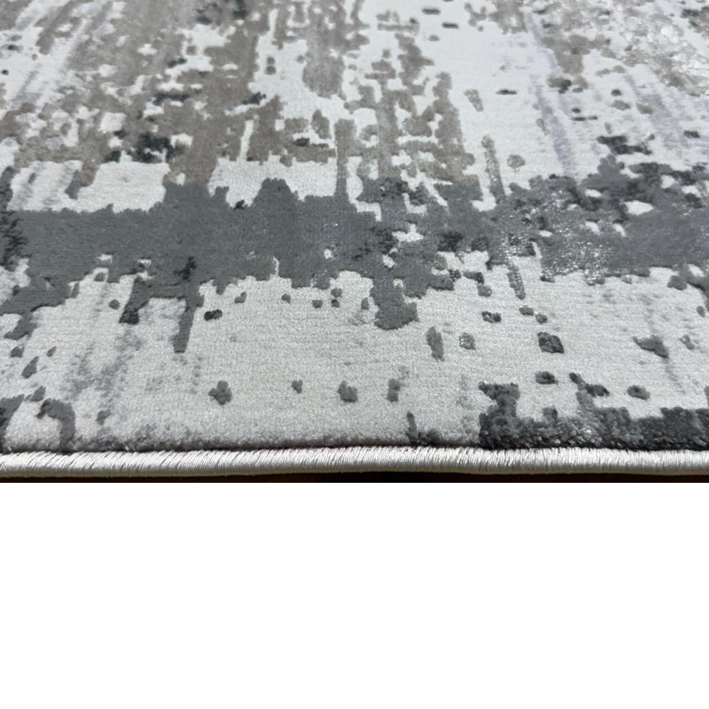 Covor Milano Kenar, Crem/Gri Antracit, Living, Dormitor, Modern