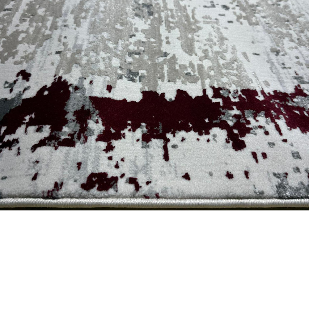 Covor Milano Kenar, Crem/Bordo, Living, Dormitor, Modern