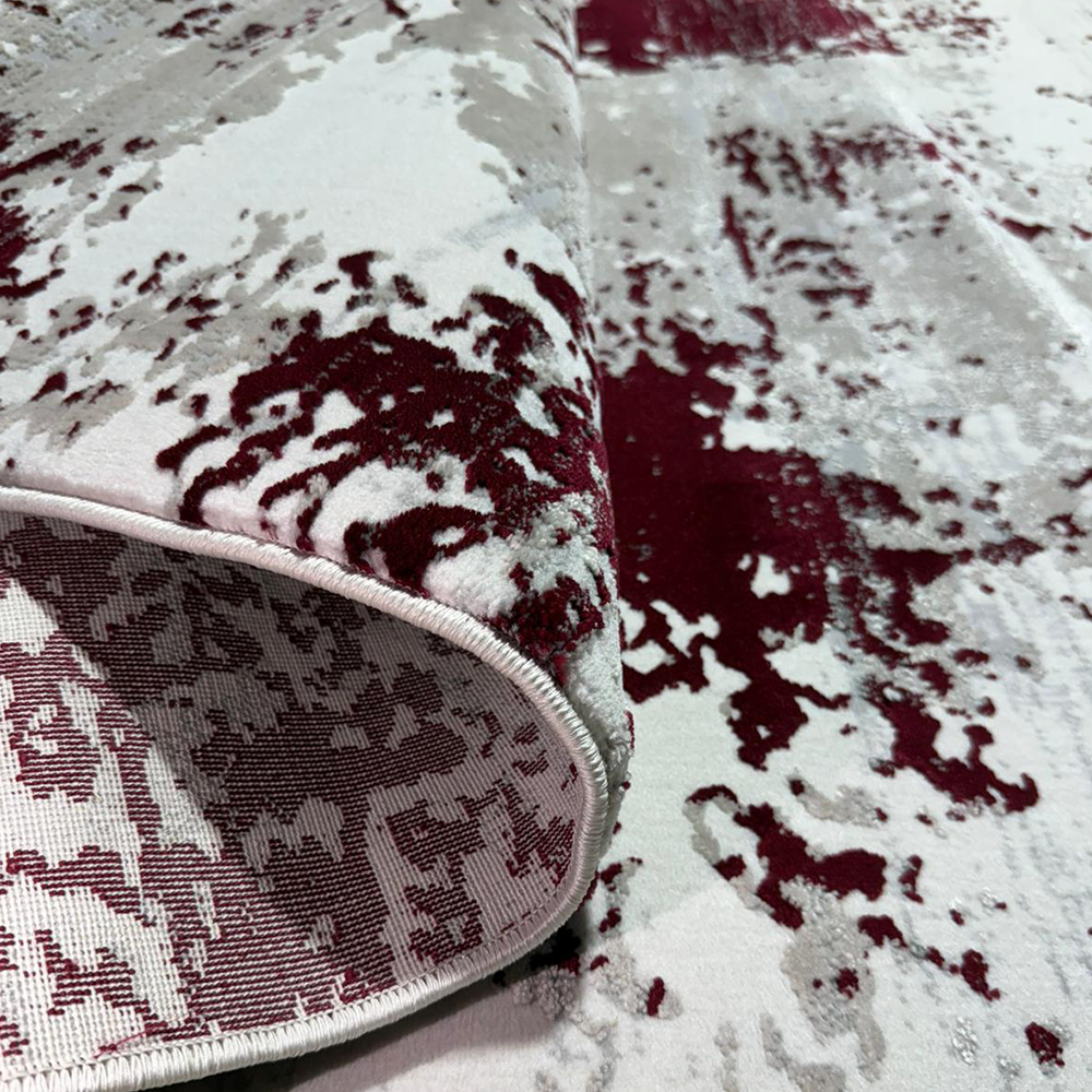 Covor Milano Galaxy, Crem/Visiniu, Living, Dormitor, Modern