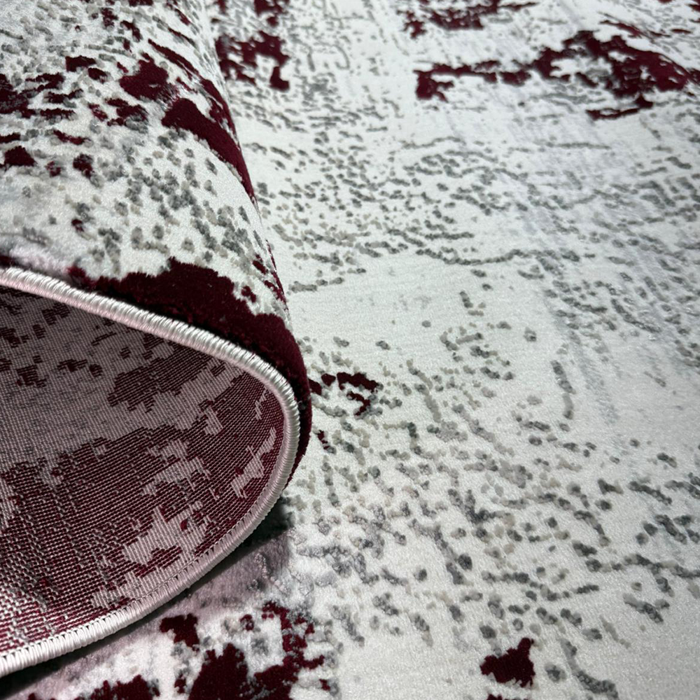 Covor Milano Picaso, Crem/Bordo, Living, Dormitor, Modern