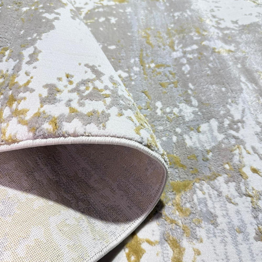 Covor Milano Galaxy, Crem/Galben, Living, Dormitor, Modern