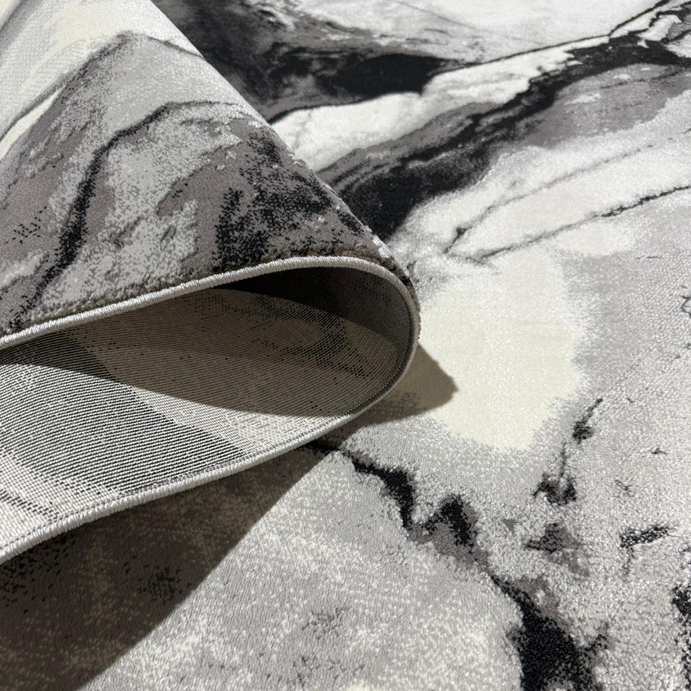 Covor Nisa, Antracit/Gri, Living, Dormitor, Modern - A111B