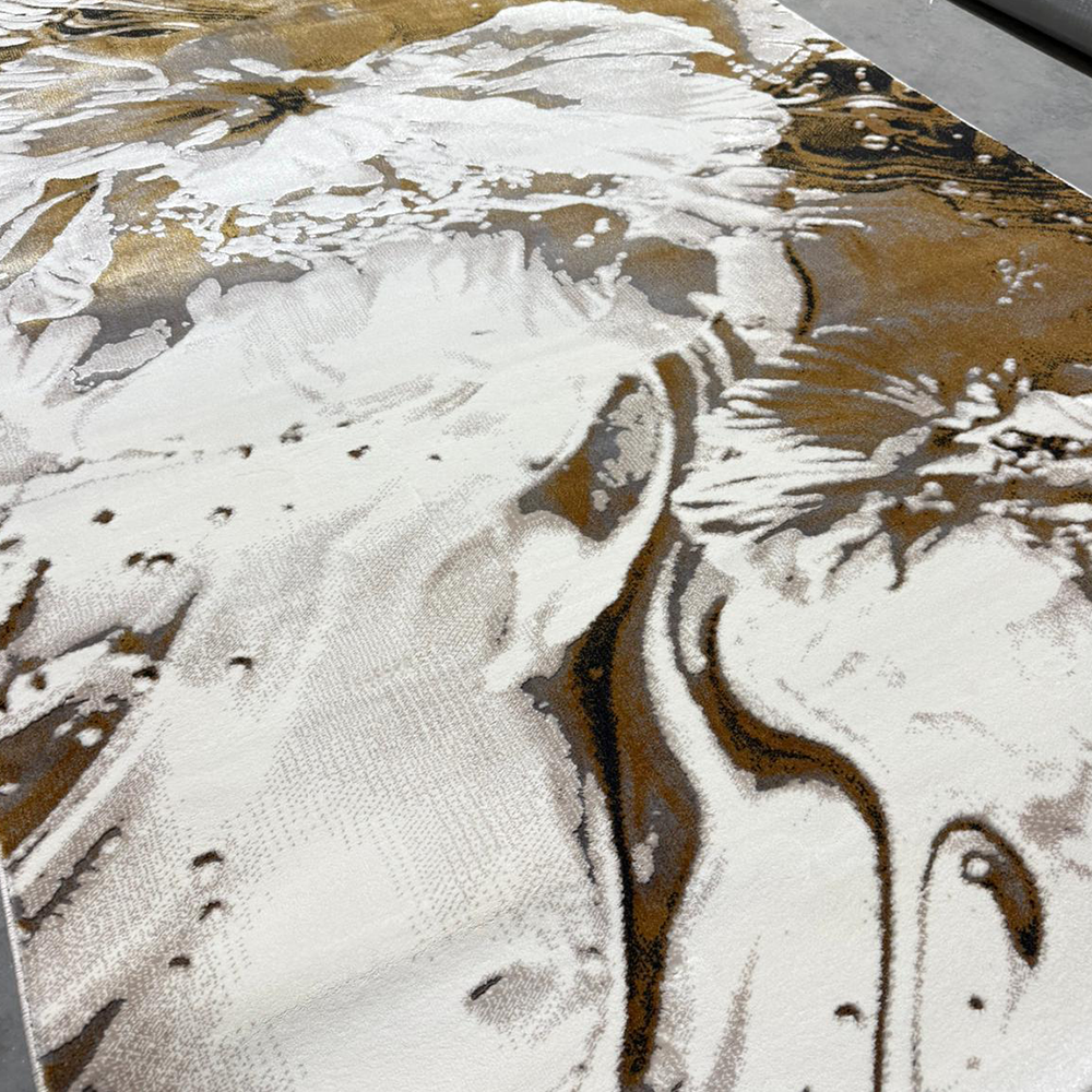 Covor OMV, Crem/Gold, Living, Dormitor, Modern - A110A