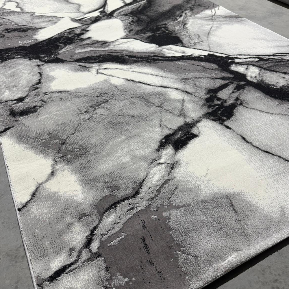 Covor Nisa, Antracit/Gri, Living, Dormitor, Modern - A111B