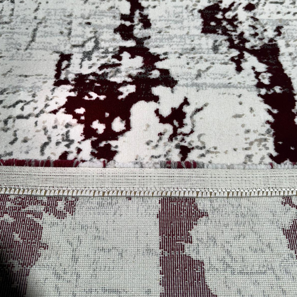 Covor Milano Picaso, Crem/Bordo, Living, Dormitor, Modern