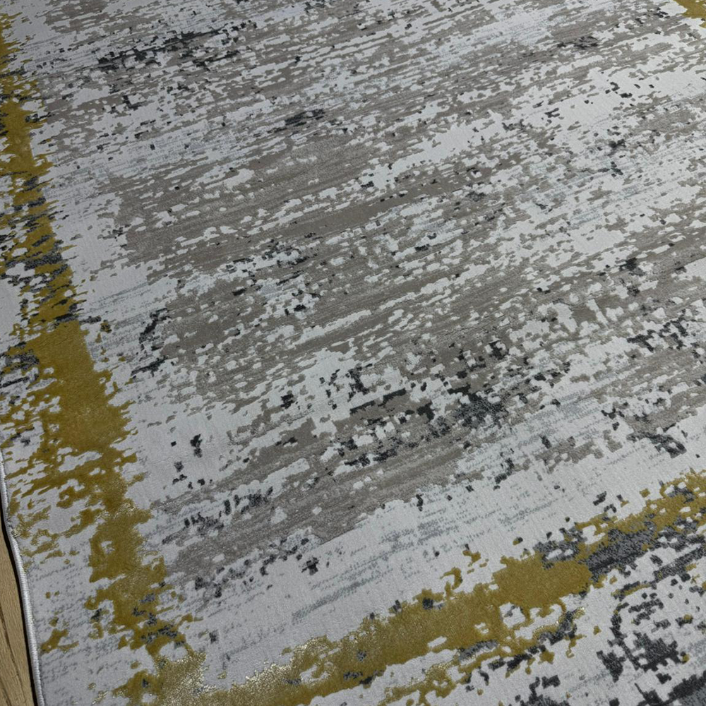 Covor Milano Kenar, Crem/Gold, Living, Dormitor, Modern