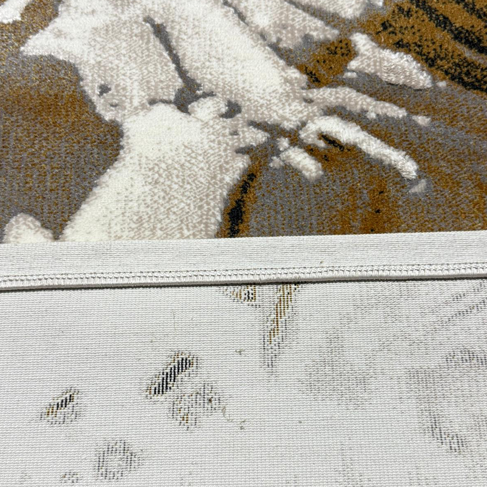 Covor OMV, Crem/Gold, Living, Dormitor, Modern - A110A