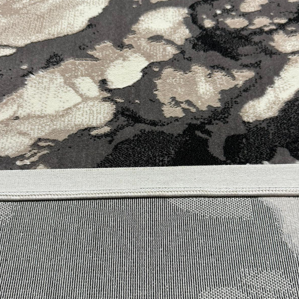 Covor Elisa, Bej/Antracit, Living, Dormitor, Modern - A112A