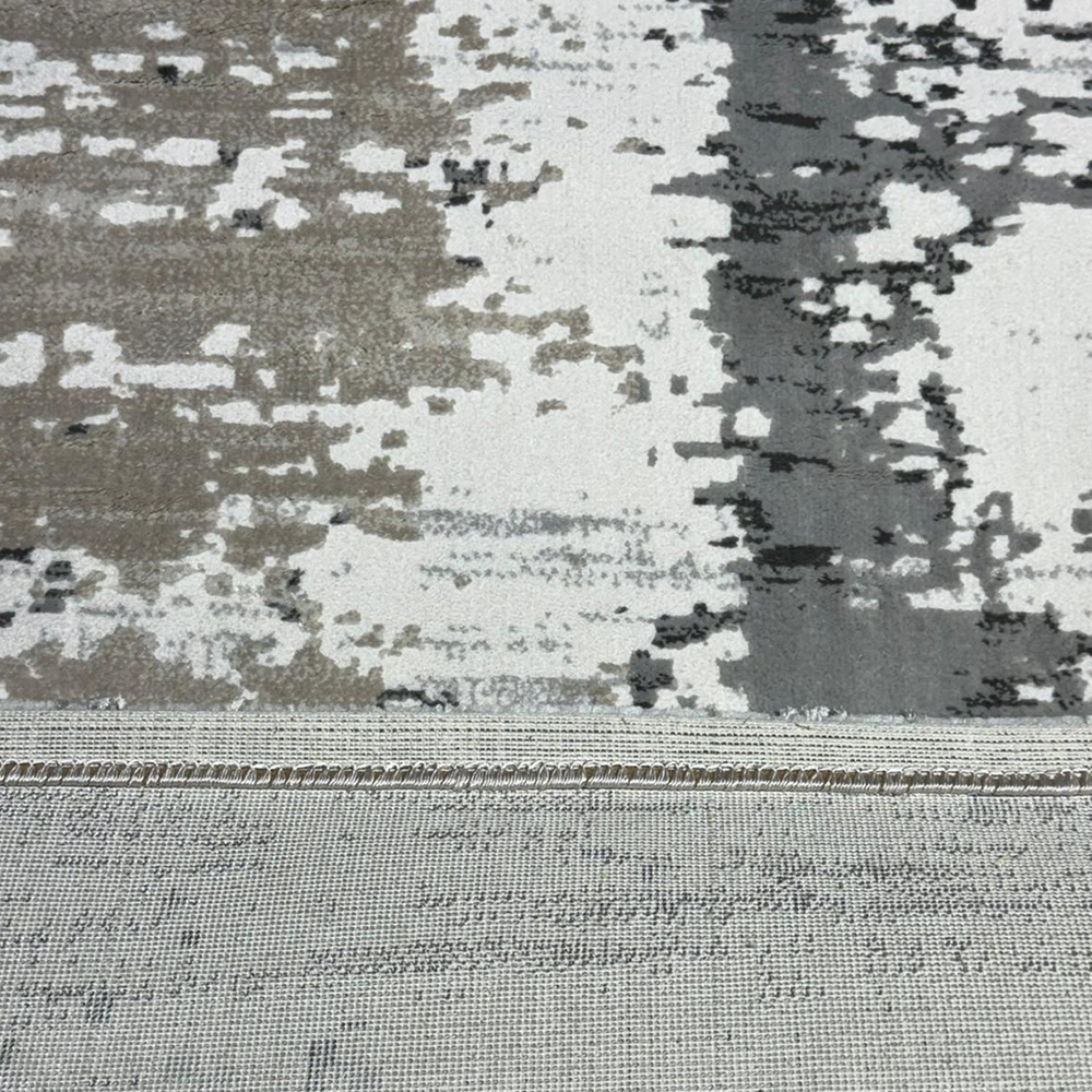 Covor Milano Kenar, Crem/Gri Antracit, Living, Dormitor, Modern