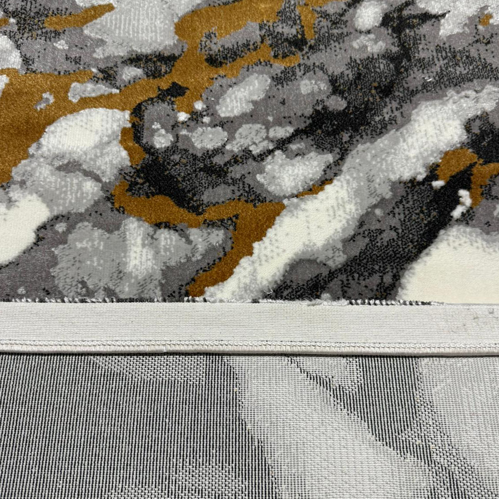 Covor Elisa, Gold/Gri, Living, Dormitor, Modern - A112B