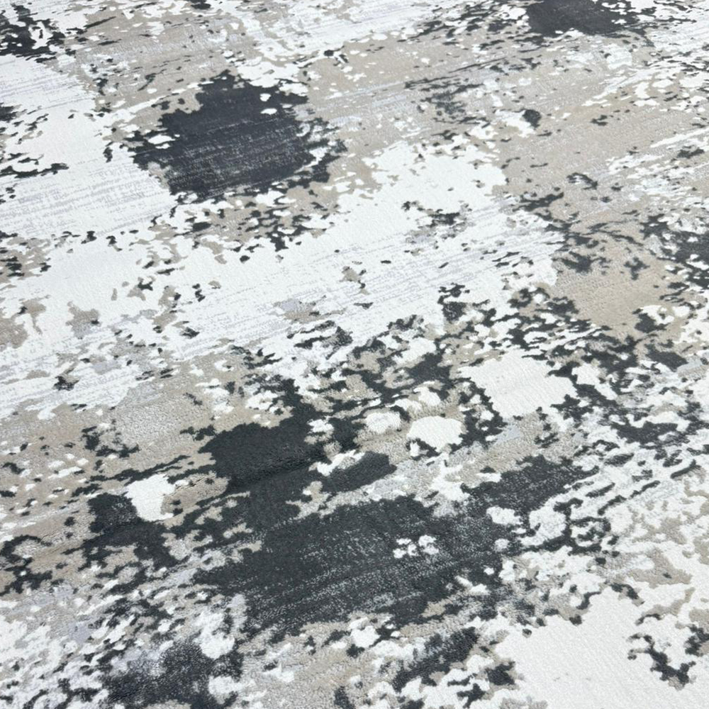 Covor Milano Galaxy, Crem/Gri, Living, Dormitor, Modern