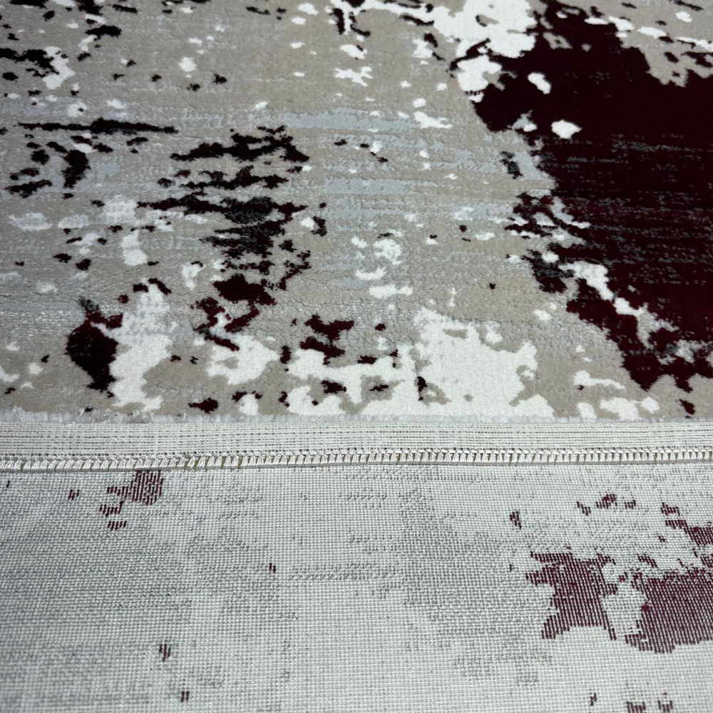 Covor Milano Galaxy, Crem/Visiniu, Living, Dormitor, Modern