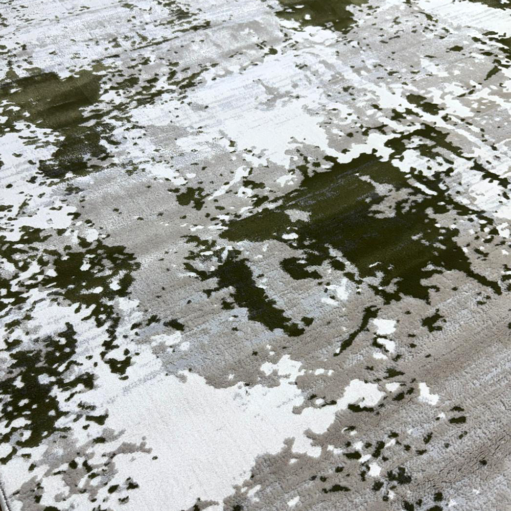 Covor Milano Galaxy, Crem/Verde, Living, Dormitor, Modern