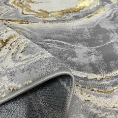 Covor Buse Galaxy, Galben Gold, Living, Dormitor, Modern