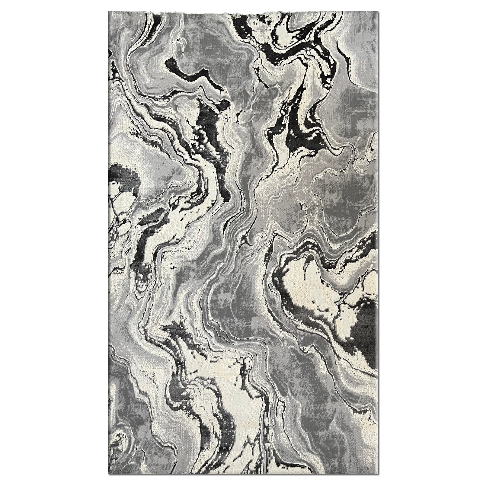 Covor Buse Galaxy, Gri, Living, Dormitor, Modern