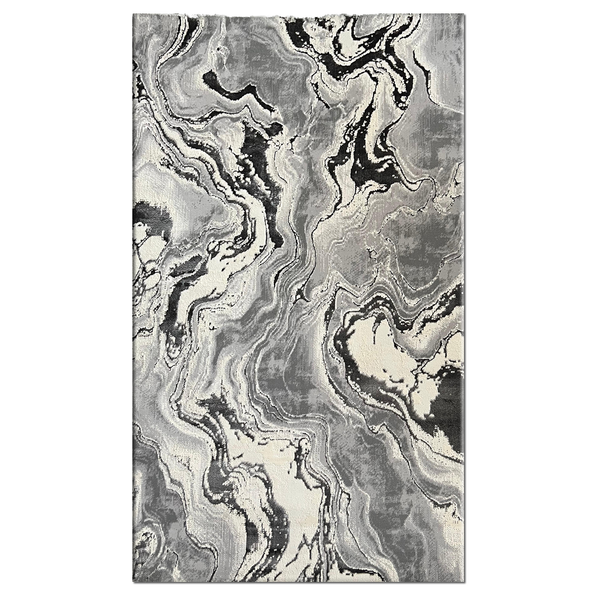 Covor Buse Galaxy, Gri, Living, Dormitor, Modern