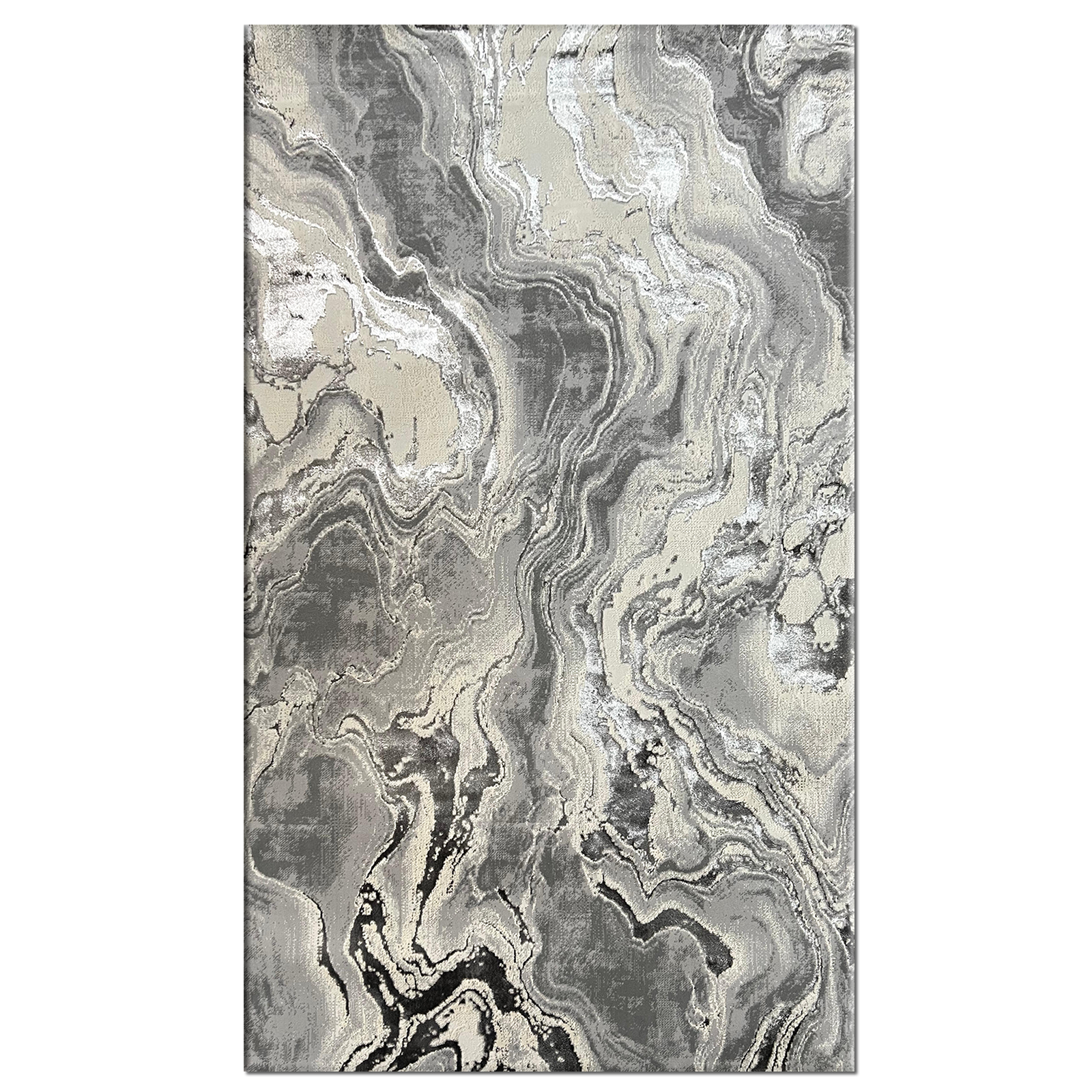 Covor Buse Galaxy, Gri, Living, Dormitor, Modern