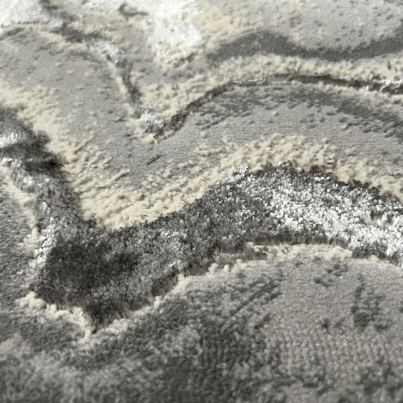 Covor Buse Galaxy, Gri, Living, Dormitor, Modern