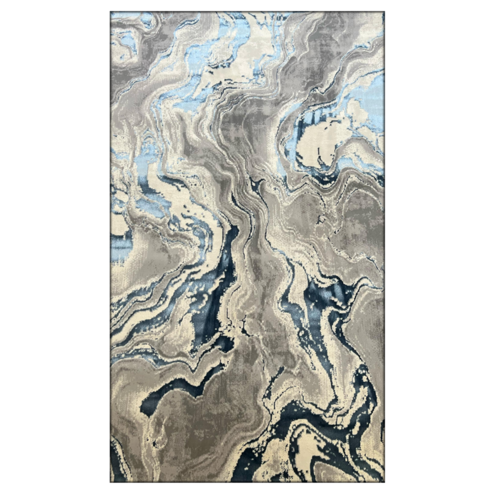 Covor Buse Galaxy, Albastru Regal , Living, Dormitor, Modern