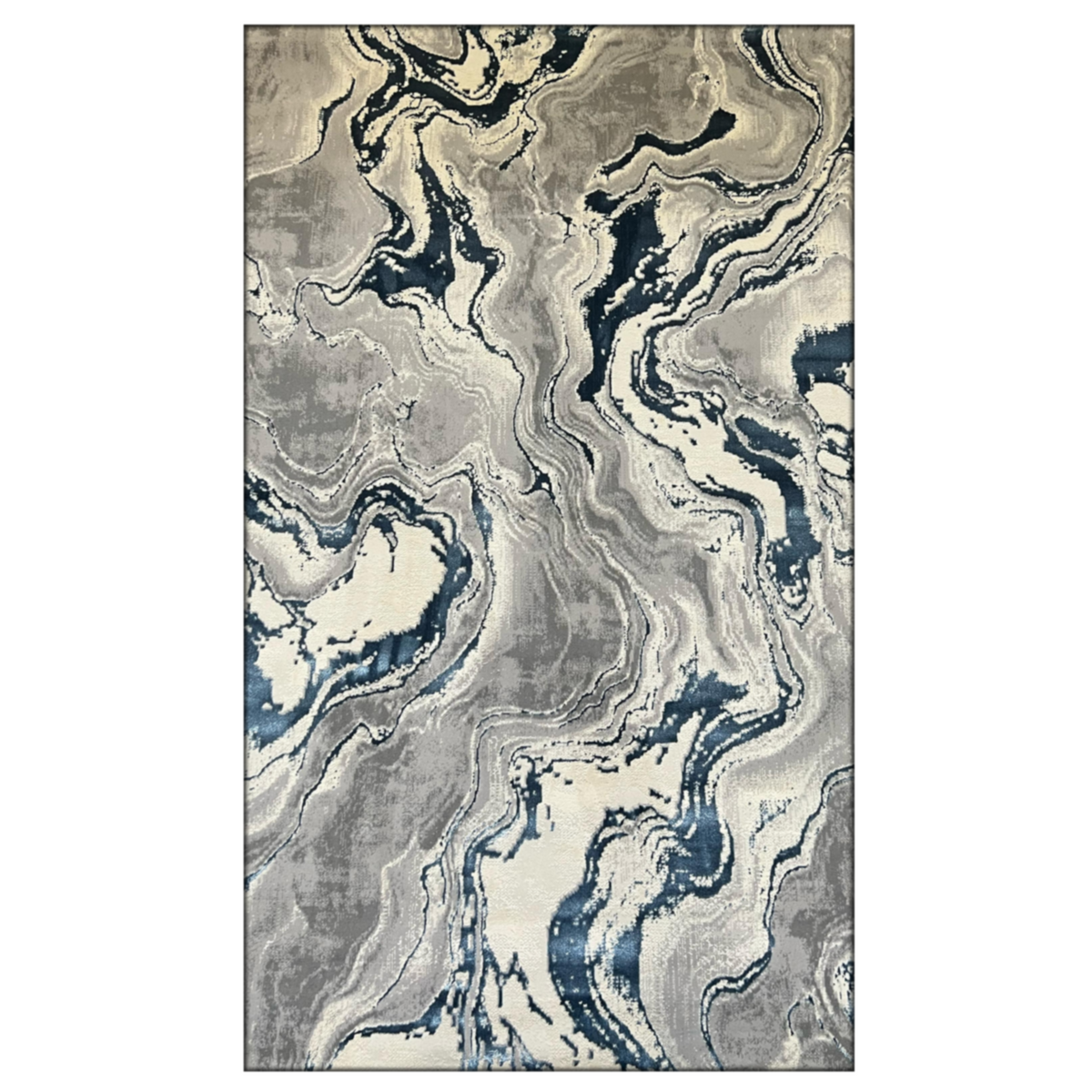 Covor Buse Galaxy, Albastru Regal , Living, Dormitor, Modern