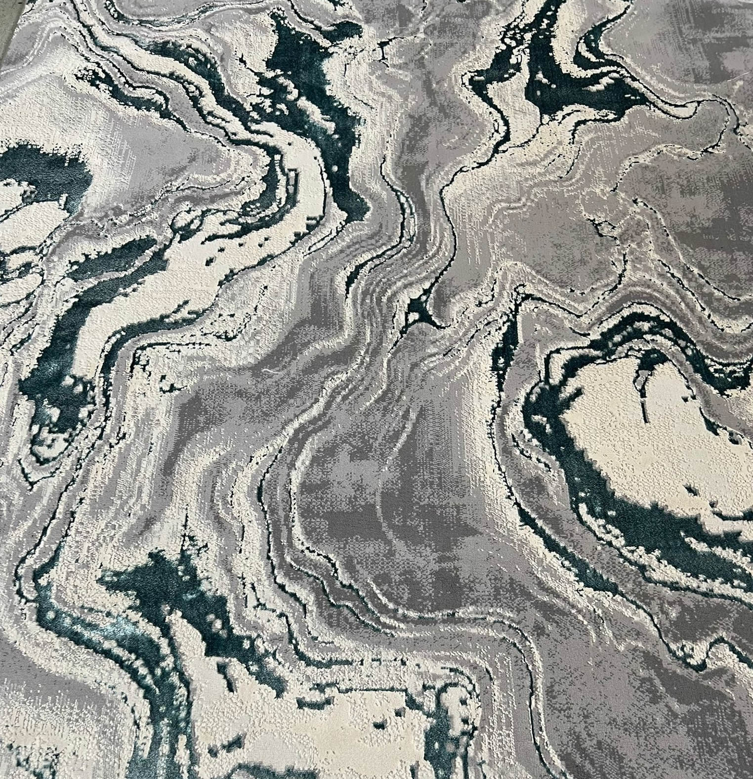 Covor Buse Galaxy, Turcoaz, Living, Dormitor, Modern