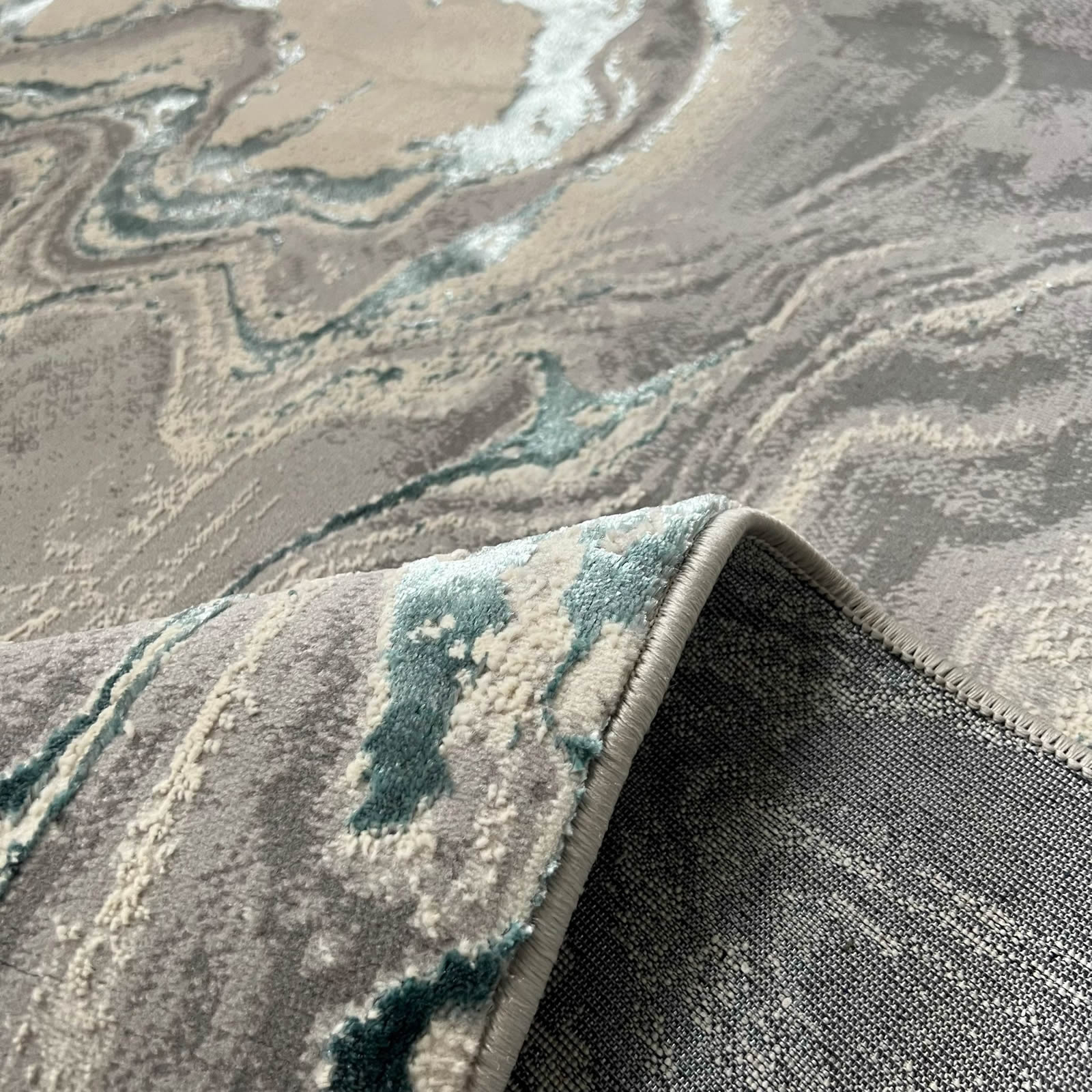 Covor Buse Galaxy, Turcoaz, Living, Dormitor, Modern