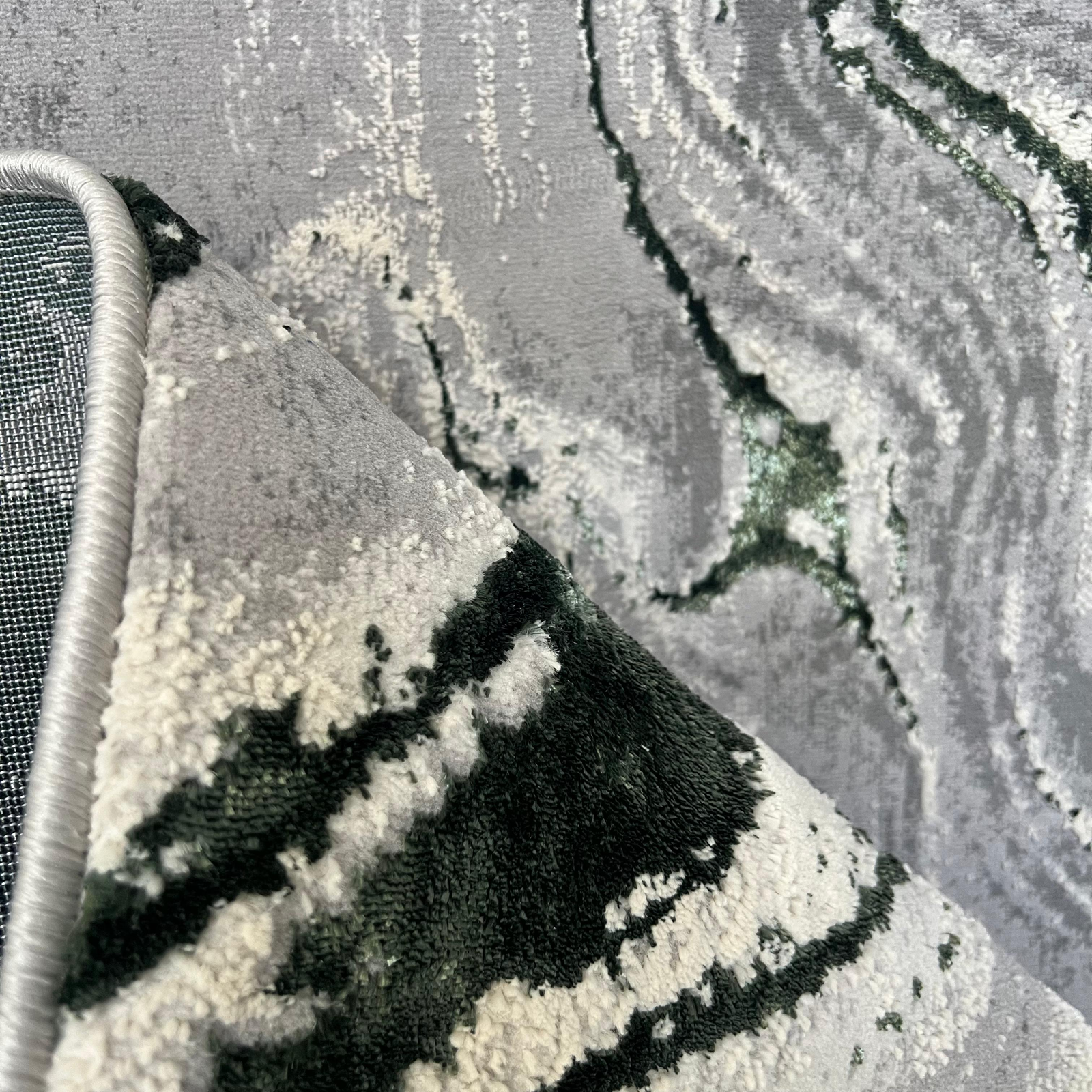 Covor Buse Galaxy,  Verde Smarald, Living, Dormitor, Modern